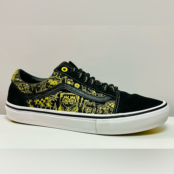Vans x SpongeBob Old Skool Skate Shoes Men’s 9 - Picture 3 of 8